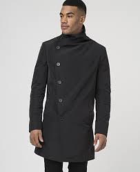 Men Asymmetric Coat